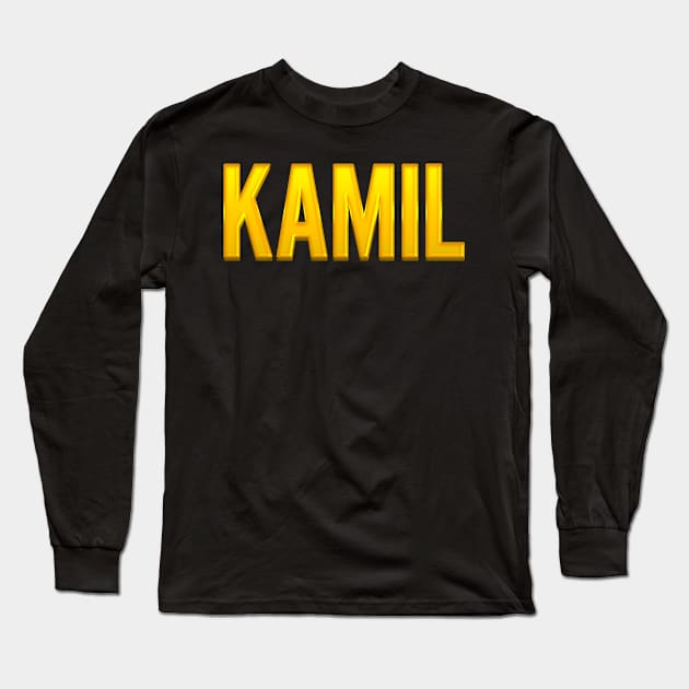 Kamil Name Long Sleeve T-Shirt by xesed